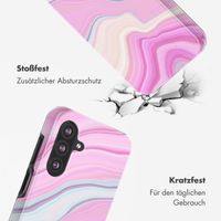 Selencia Vivid Back Cover Samsung Galaxy A26 - Pastel Lipstick Marble