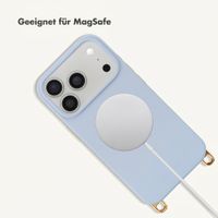 Selencia Rivièra Backcover mit MagSafe mit abnehmbaren Haken Apple iPhone 17 Pro - Powder Blue