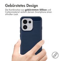 imoshion Brushed Back Cover Oppo Reno 16 F - Dunkelblau