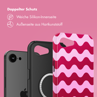 Selencia Vivid Rückabdeckung mit MagSafe Apple iPhone 16e - Wave Vibes Lipstick