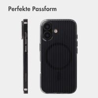 Accezz Lite Backcover mit MagSafe | Fluted | Apple iPhone 17 - Schwarz
