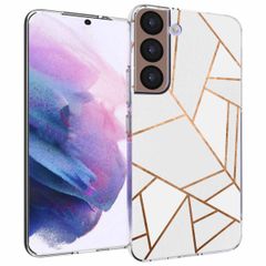 imoshion Design Hülle Samsung Galaxy S22 - White Graphic