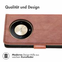 imoshion Luxuriöse Klapphülle für das Honor Magic 6 Lite - Braun