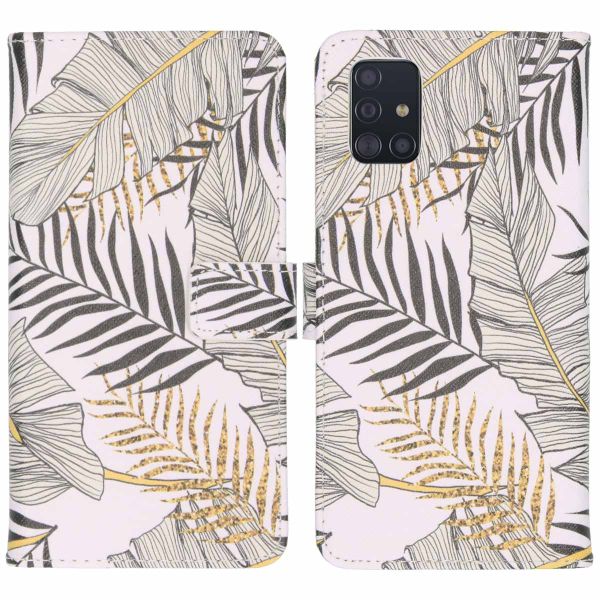 imoshion Design TPU Klapphülle für das Samsung Galaxy A51 - Glamour Botanic