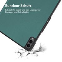 imoshion Trifold Klapphülle Samsung Galaxy Tab S11 Ultra - Dunkelgrün