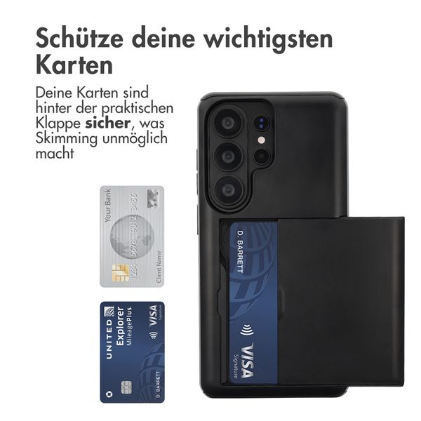 imoshion Backcover mit Kartenfach Samsung Galaxy S26 Ultra - Schwarz