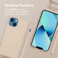 imoshion Color Backcover mit abnehmbarem Handykette und MagSafe Apple iPhone 13 - Nude