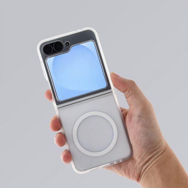 imoshion Color Guard Back Cover mit MagSafe Samsung Galaxy Z Flip 7 FE - Weiß