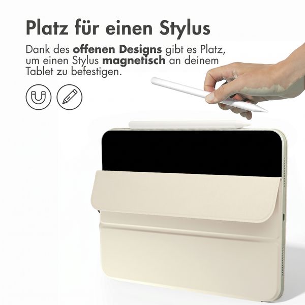 imoshion Magnetic Klapphülle Apple iPad Pro 13 (2025) M5 / (2024) M4 - Beige