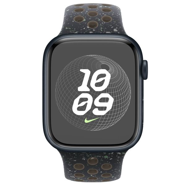 Apple watch nike band black and green online