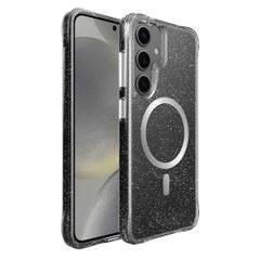 imoshion Klare Glitter Backcover mit MagSafe Samsung Galaxy S24 - Silber