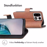 imoshion Luxuriöse Klapphülle OnePlus 15 - Braun