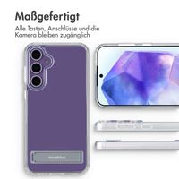 imoshion Back Cover mit Ständer für das Samsung Galaxy A55 - Transparent