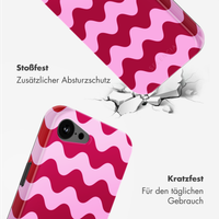 Selencia Vivid Rückabdeckung mit MagSafe Apple iPhone 16e - Wave Vibes Lipstick