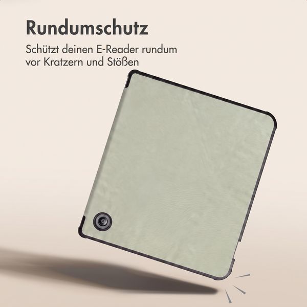 imoshion Design Klappbare Klapphülle Kobo Libra Colour - Floral Green
