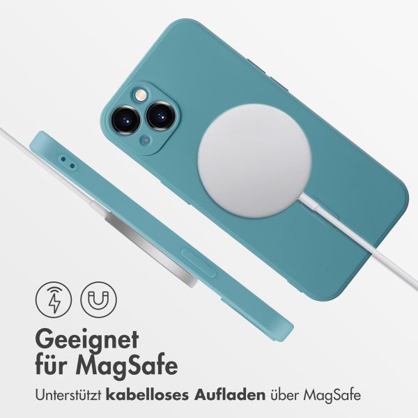 imoshion Color Back Cover mit MagSafe Apple iPhone 13 - Smoke Green