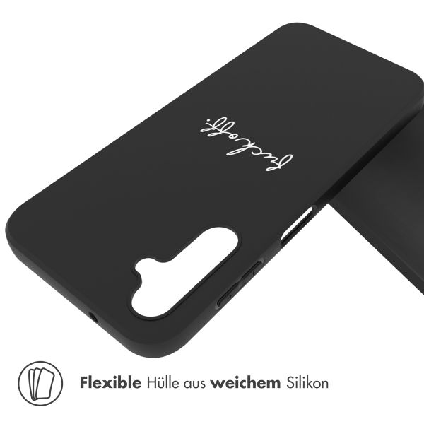 imoshion Design Hülle für das Samsung Galaxy A14 (5G/4G) - Fuck Off - Schwarz