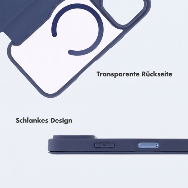 imoshion Transparente Bookcase mit MagSafe Apple iPhone 18 Pro / 17 Pro - Blau