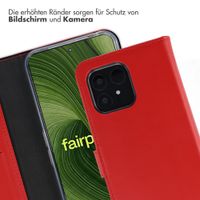 Selencia Echtleder Klapphülle Fairphone 6 - Rot