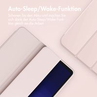 Accezz Smarte Klapphülle aus Silikon Samsung Galaxy Tab A9 Plus - Rosa
