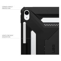 UAG Scout Plus Backcover met stand Apple iPad 11 (2025) 11 inch A16 / iPad 10 (2022) 10.9 inch - Black