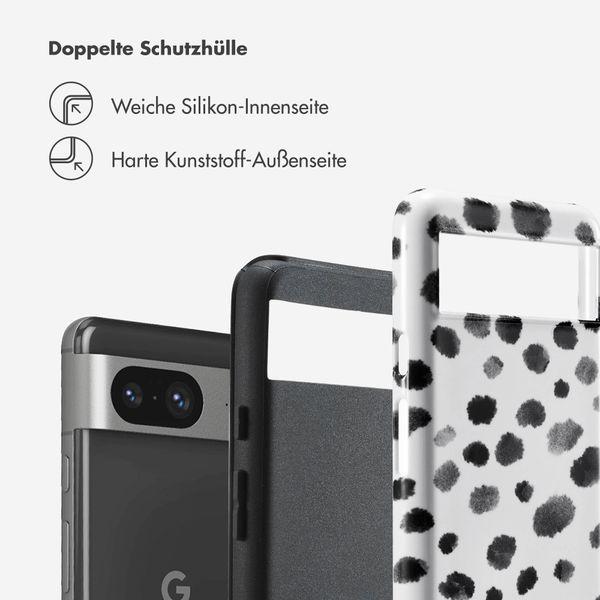 Selencia Vivid Tough Back Cover für das Google Pixel 8  - Trendy Leopard