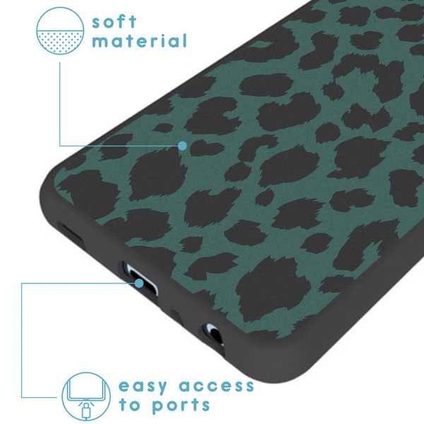 imoshion Design Hülle Samsung Galaxy A52(s) (5G/4G) - Leopard - Grün / Schwarz