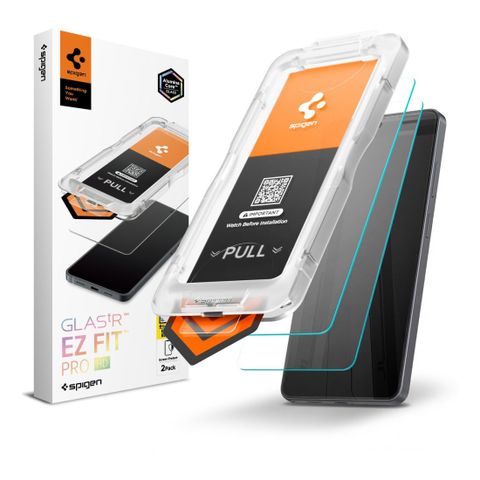 Spigen GLAStR Fit Displayschutzfolie 2er-Pack + Applicator Samsung Galaxy S26