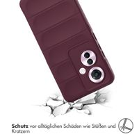 imoshion EasyGrip Backcover für das Oppo Reno 11 F - Aubergine