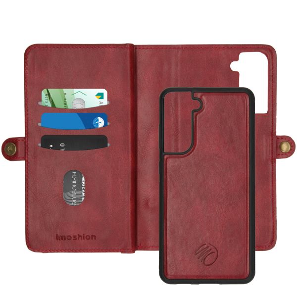 imoshion 2-1 Wallet Klapphülle das Samsung Galaxy S21 FE - Rot