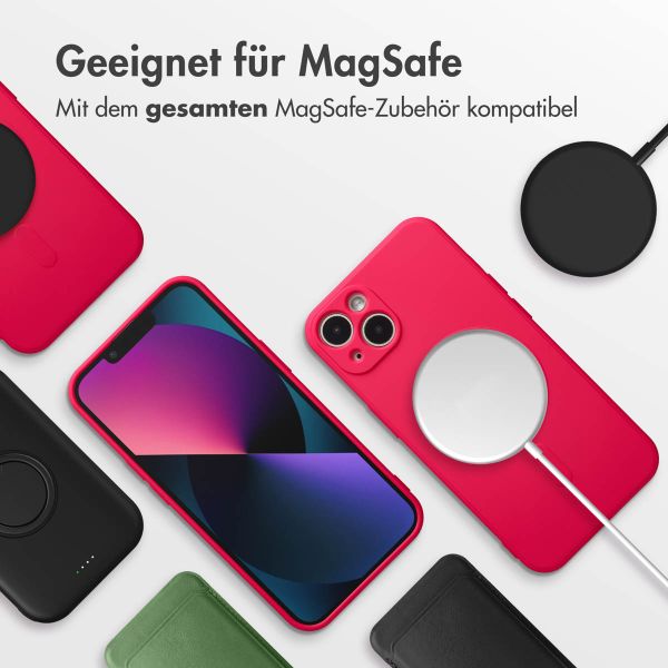 imoshion Color Back Cover mit MagSafe Apple iPhone 13 - Neon Pink