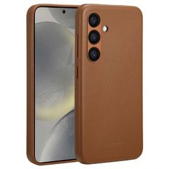 Accezz MagSafe Leather Backcover für das Samsung Galaxy S24 - Sienna Brown