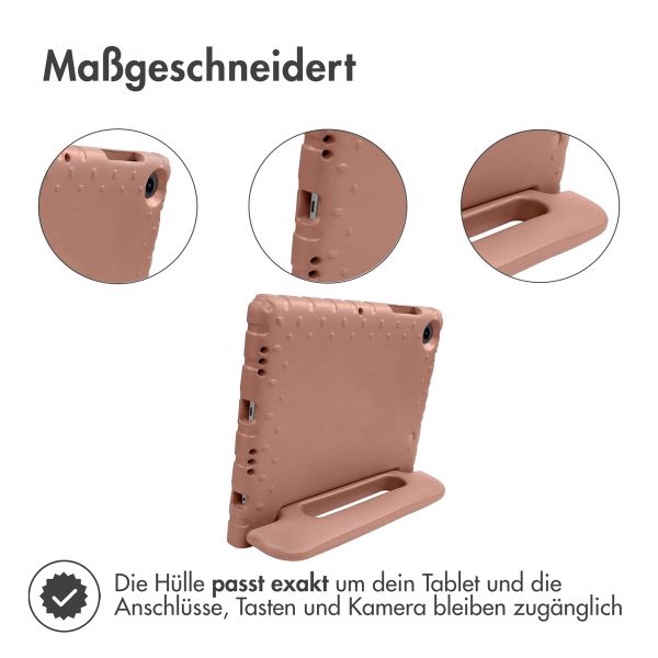 imoshion Schutzhülle mit Handgriff kindersicher für das Samsung Galaxy Tab A8 - Dusty Pink