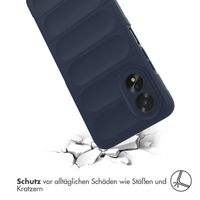 imoshion EasyGrip Back Cover für das Oppo A18 / Oppo A38 - Dunkelblau