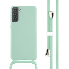 imoshion SilikonHülle mit Band Samsung Galaxy S21 Plus - Mintgrün