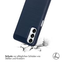imoshion Brushed Back Cover Samsung Galaxy A05s - Dunkelblau