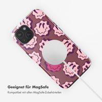 Selencia Vivid Rückabdeckung mit MagSafe Apple iPhone 15 - Wavy Smiley Pink