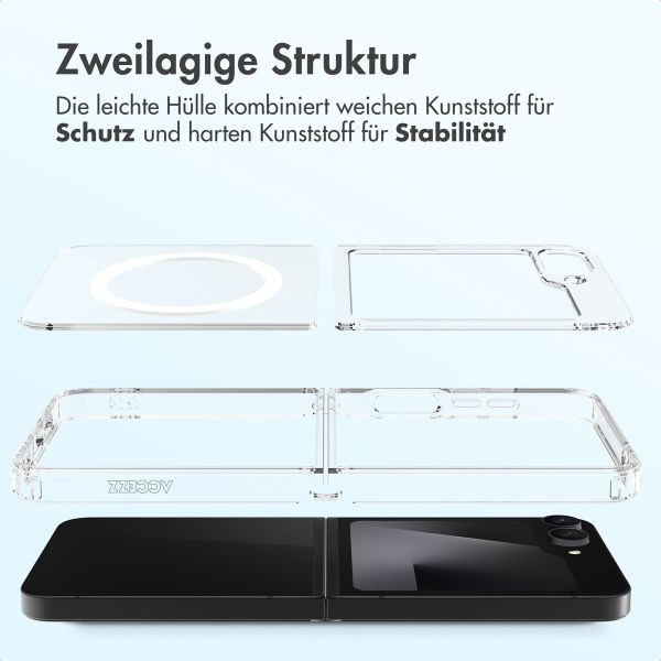 Accezz Xtreme Impact Case Samsung Galaxy Z Flip 7 FE - Transparent