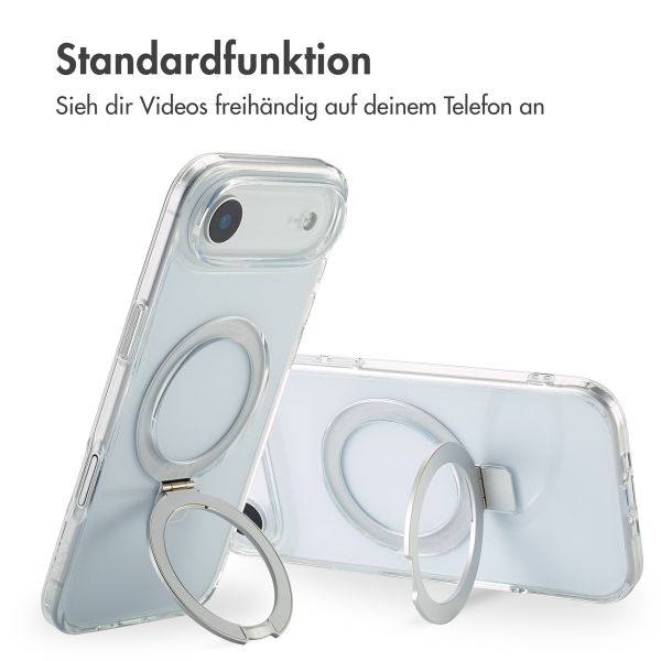 Accezz Ring Stand Backcover mit MagSafe Apple iPhone Air - Transparent