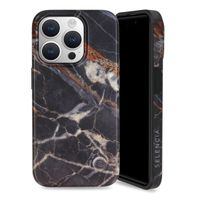 Selencia Aurora Fashion Back Case Apple iPhone 15 Pro - Onyx Black Marble