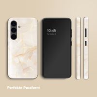 Selencia Vivid Back Cover Samsung Galaxy S24 - Golden Beige Marble