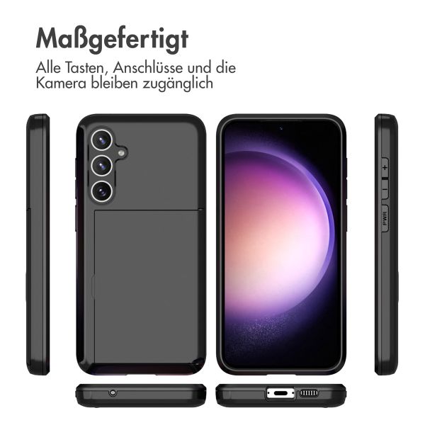 imoshion Backcover mit Kartenfach für das Samsung Galaxy S23 FE - Schwarz