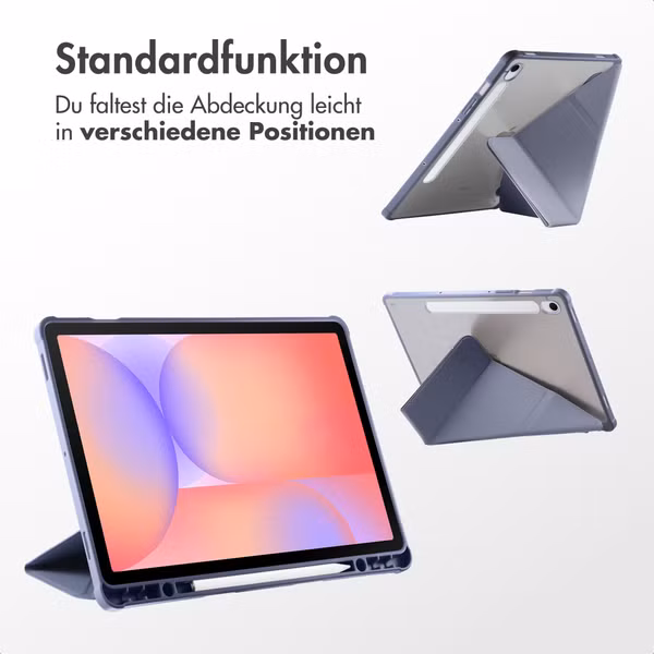 imoshion Origami Klapphülle Samsung Galaxy Tab S9 11.0 Zoll / S10 Lite / S10 FE / S9 FE 10.9 Zoll - Lavender