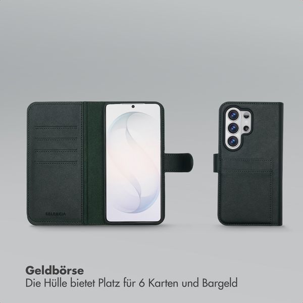 Selencia Olyn Abnehmbare Bookcase mit MagSafe Samsung Galaxy S26 Ultra - Grün