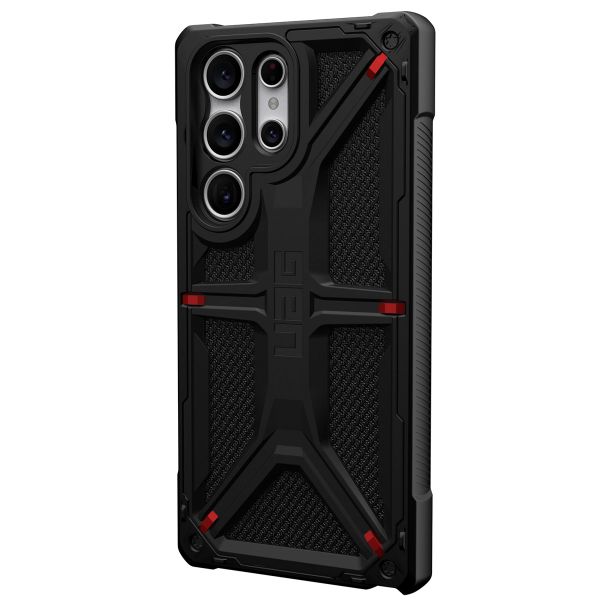 UAG Monarch Backcover für das Samsung Galaxy S23 Ultra - Kevlar Black