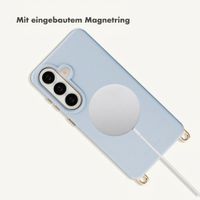 Selencia Rivièra Backcover mit MagSafe mit abnehmbaren Haken Samsung Galaxy S26 - Powder Blue