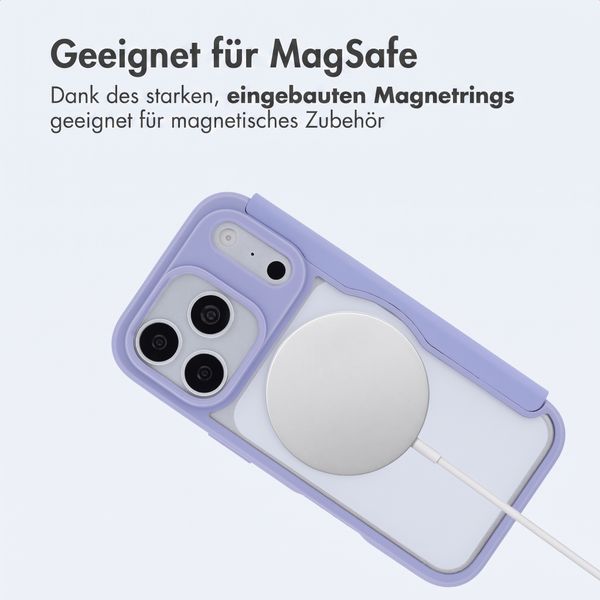 imoshion Transparente Bookcase mit MagSafe Apple iPhone 18 Pro / 17 Pro - Lila