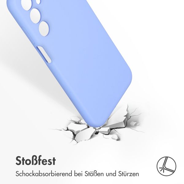 Accezz Liquid Silikoncase Samsung Galaxy A25 (5G) - Violett
