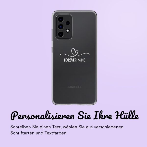 Hülle mit eigenem Foto und/oder Text Samsung Galaxy A52(s) (5G/4G) - Sierlijk hartje