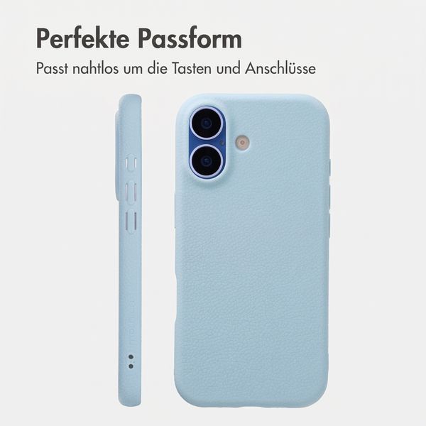 imoshion Texture Backcover Apple iPhone 16 - Hellblau
